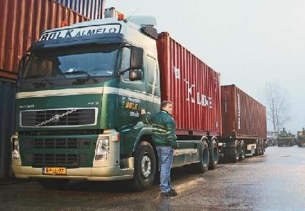 Die niederländische Spedition Bolk Transporte nimmt an dem Großversuch für 60-t-Lkws in den Niederlanden teil